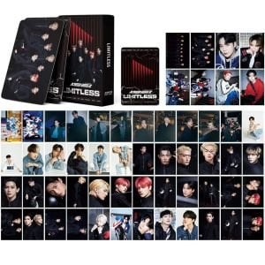 ATEEZ '' Limitless '' Çift Yön Baskılı Lomo Card Seti