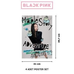 BLACKPINK '' Maple Story '' Poster Set