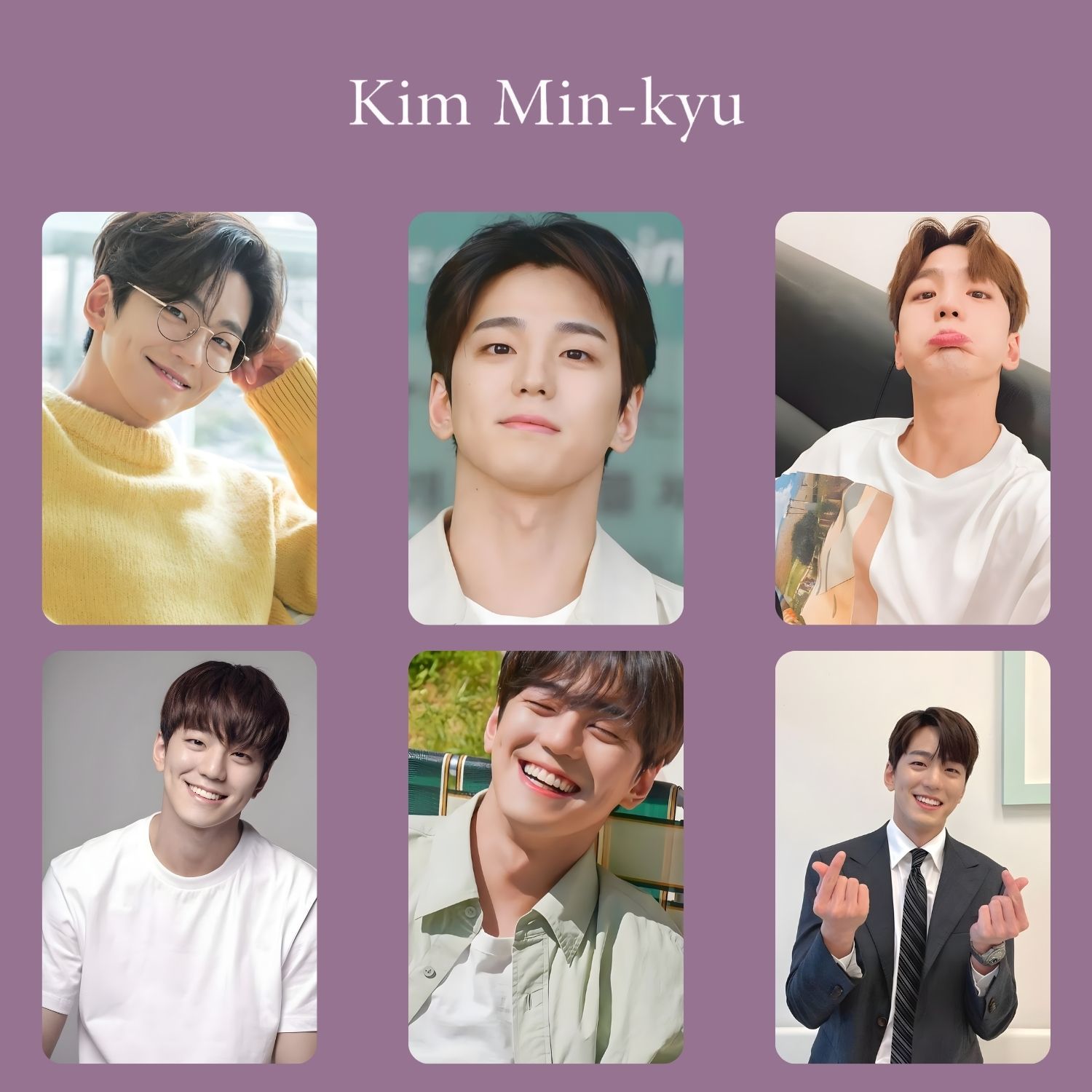 KDrama '' Kim Min Kyu '' Photocards Set