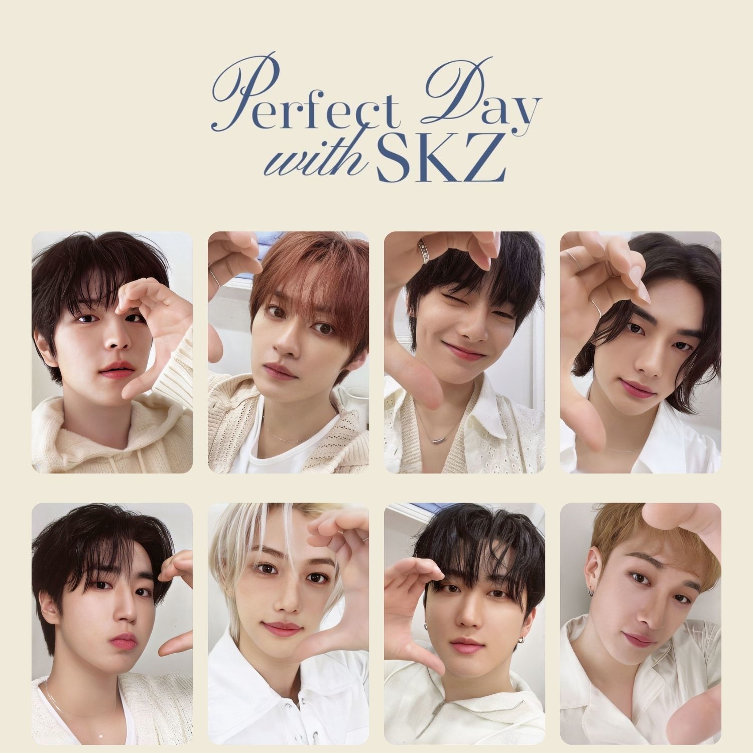 STRAY KIDS '' 2024 Season's Greetings Perfect Day '' Photocards Set