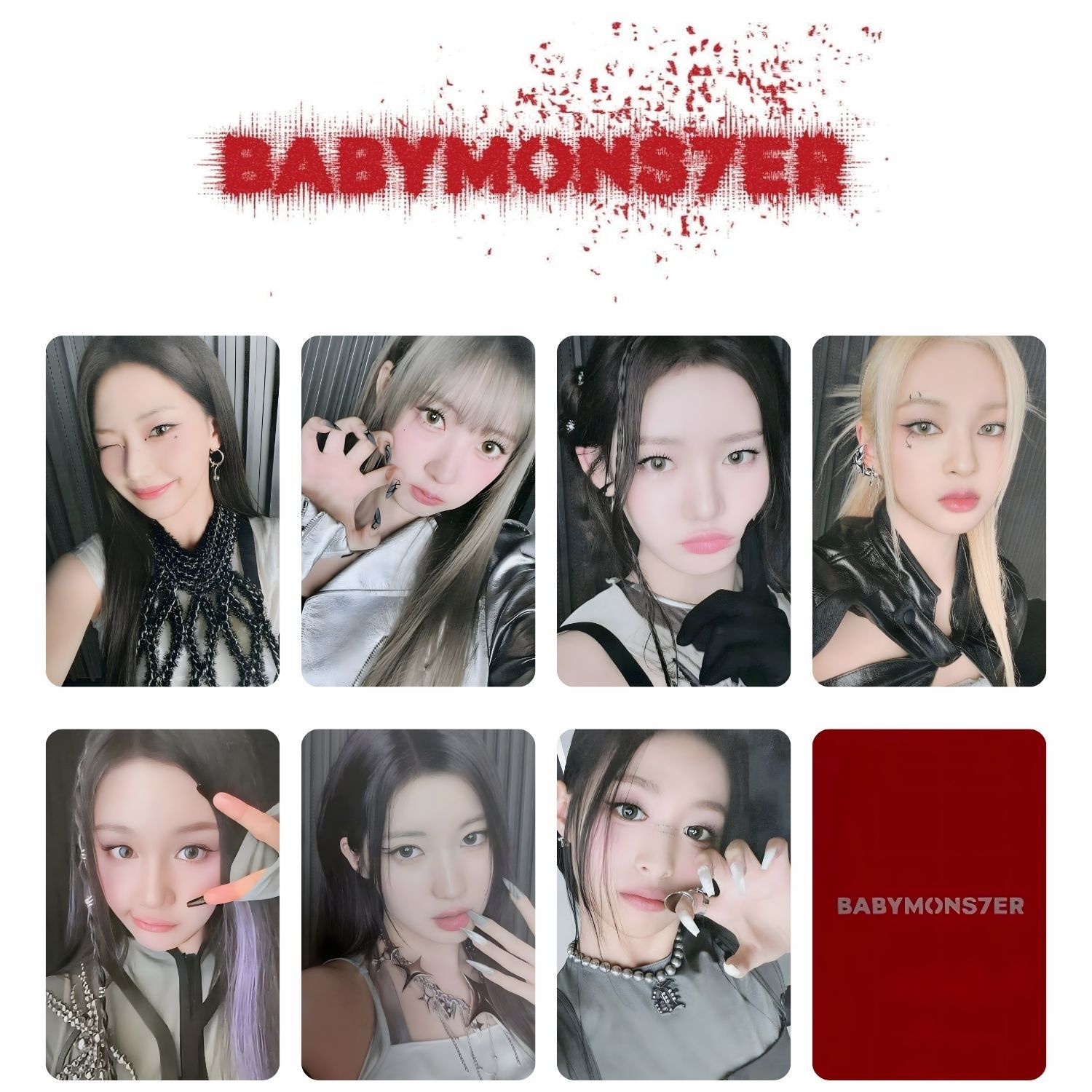 BABYMONSTER '' Babymons7er '' Tag Set 1 PC