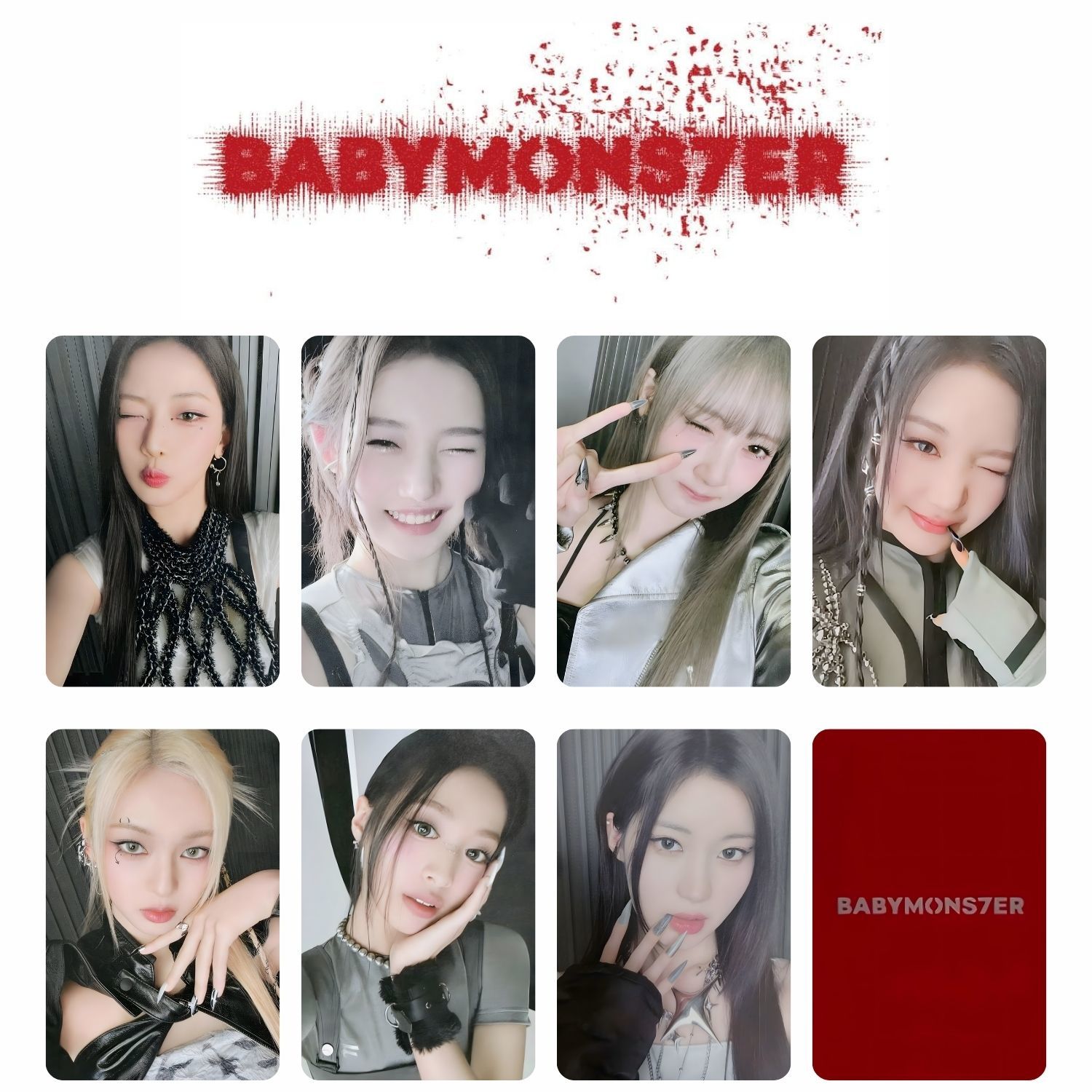 BABYMONSTER '' Babymons7er '' Tag Set 2 PC
