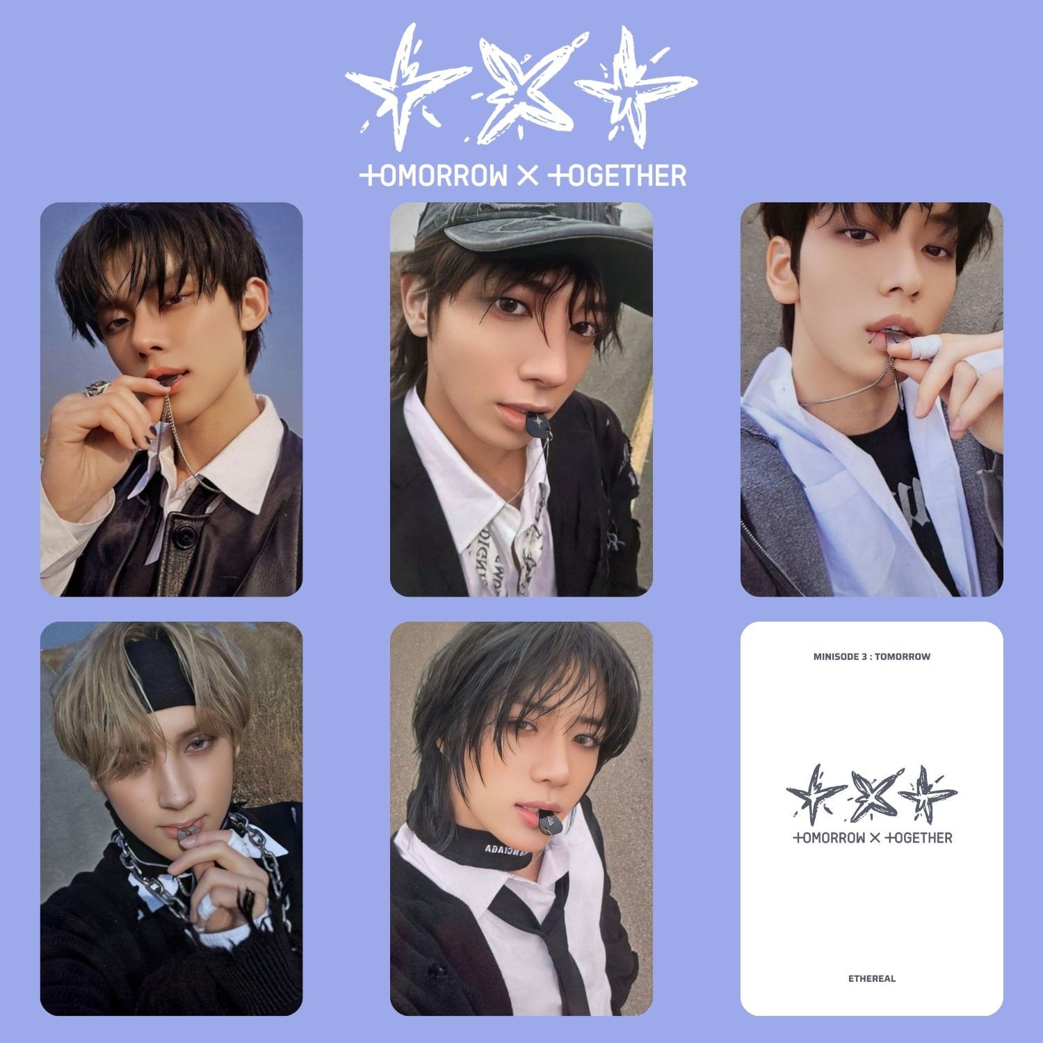 TXT '' Minisode 3 : Tomorrow '' Ethereal Ver. Photocards Set