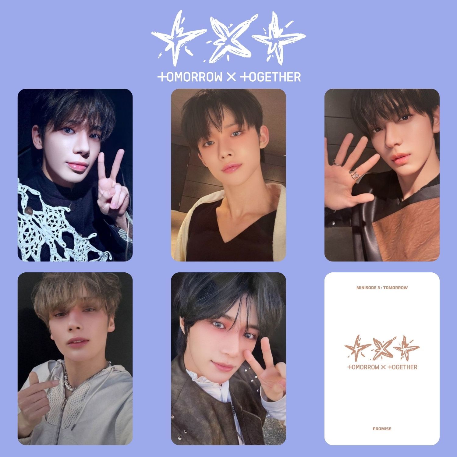 TXT '' Minisode 3 : Tomorrow '' Promise Ver. Photocards Set