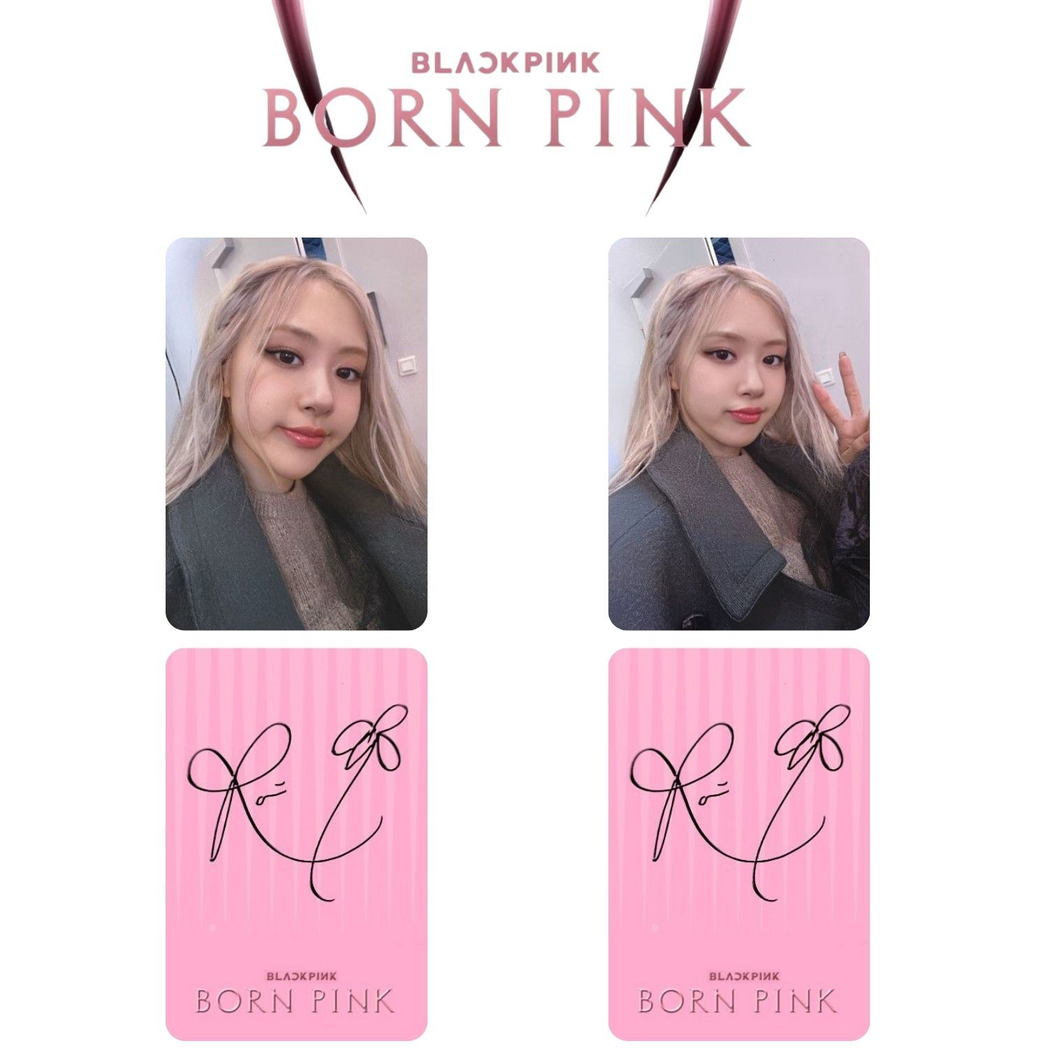 BLACKPINK Rose '' Born Pink Vinly '' PC Set