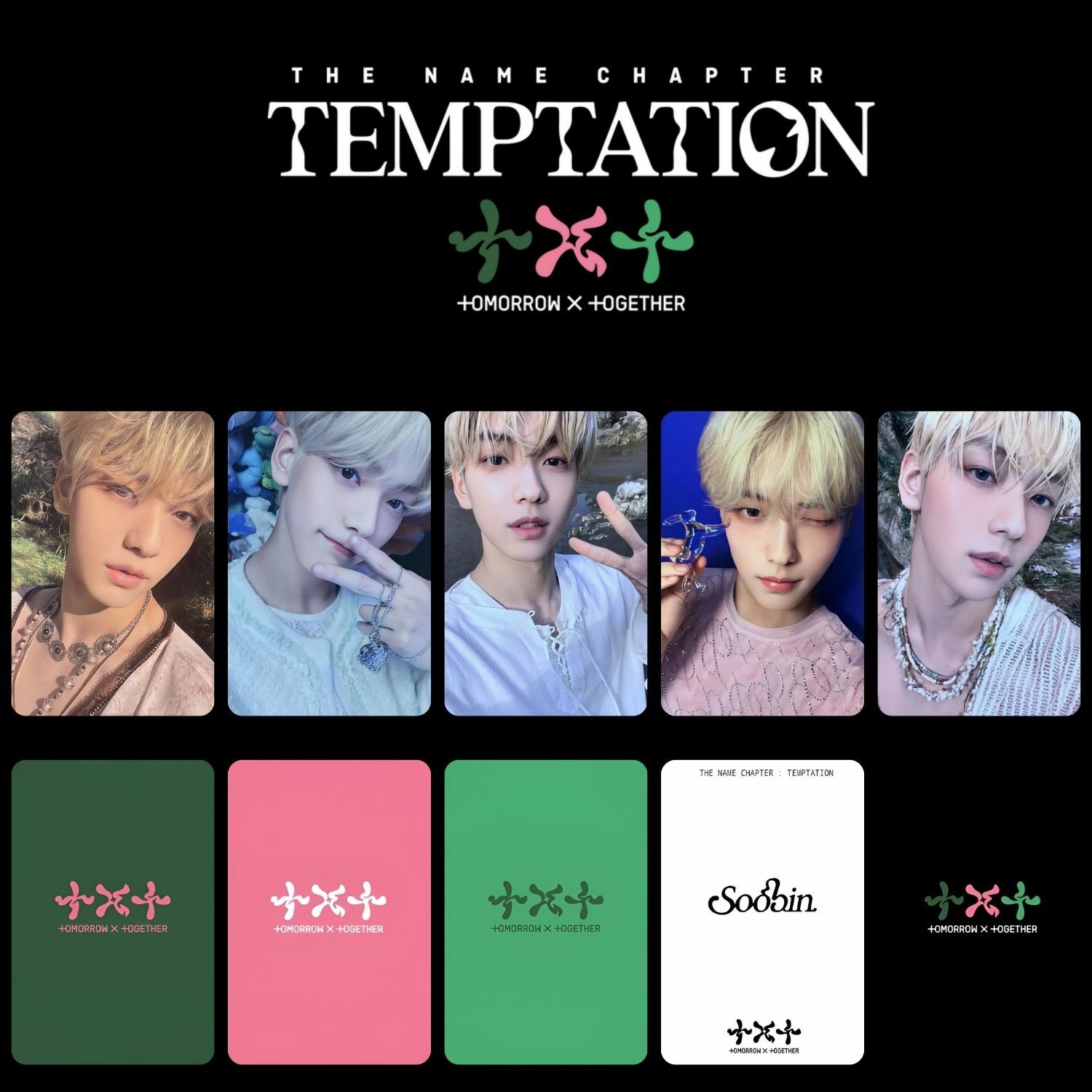 TXT Soobin '' Temptation '' Albüm Kart Seti