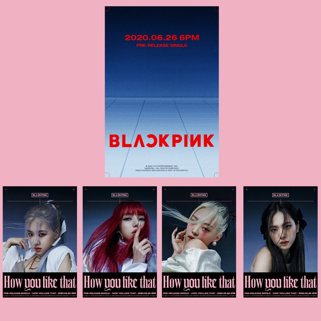 BLACKPINK ''How you like that'' Poster