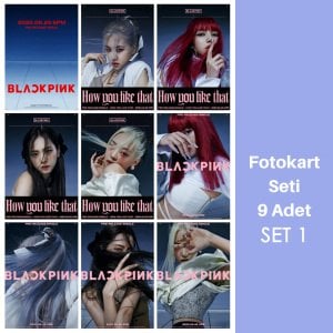 BLACKPINK ''How You Like That'' Fotokart Setleri