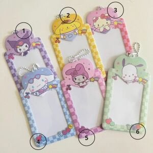 Hello Kitty, Anime Kuromi, Melody Cinnamoroll Card Holder