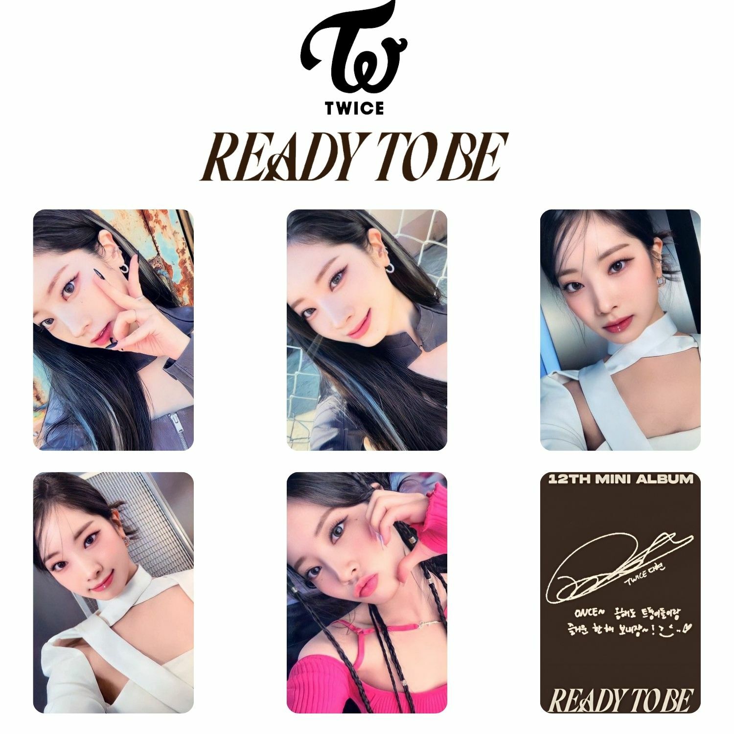 TWICE Dahyun '' Ready to be '' Album Kart Seti