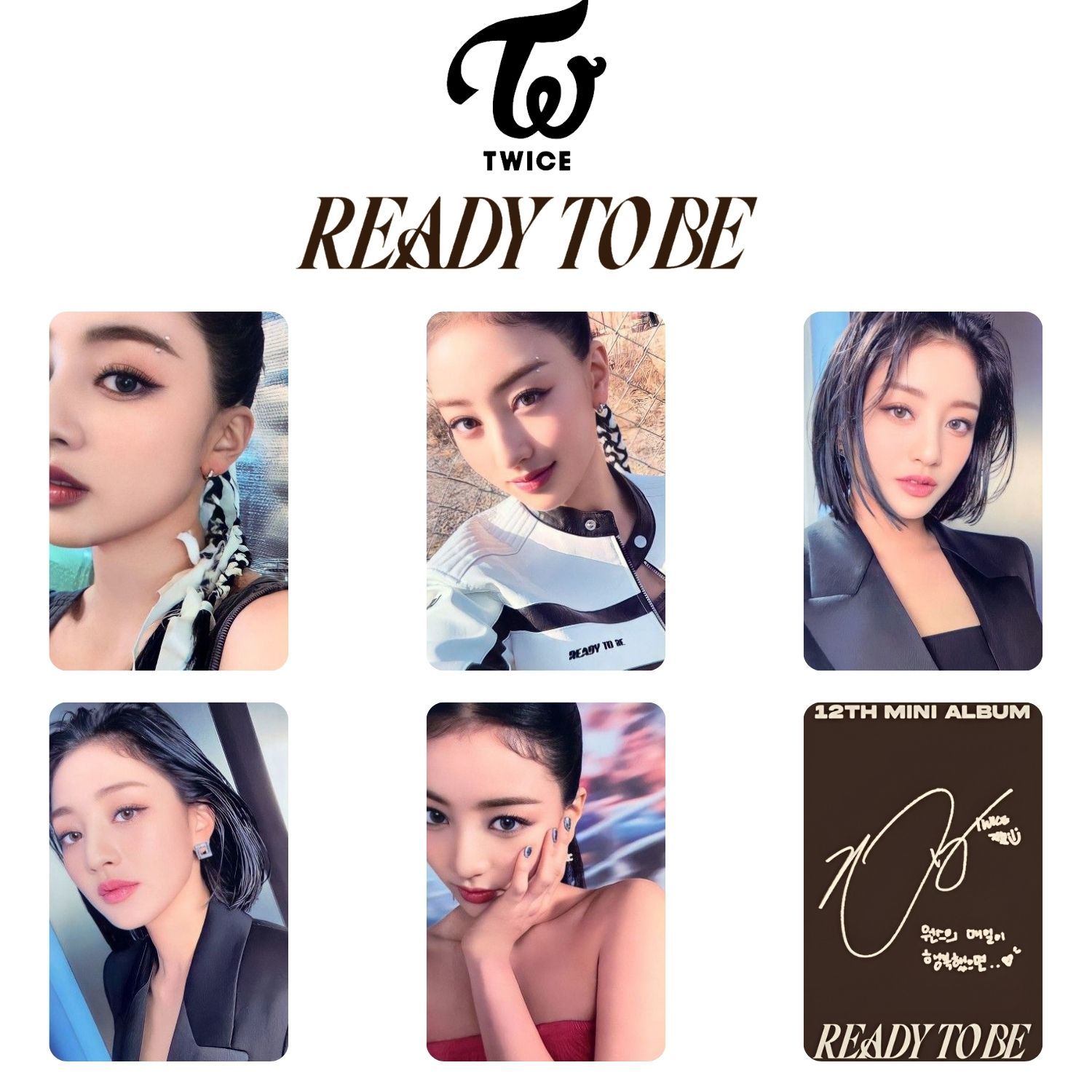 TWICE Jihyo '' Ready to be '' Album Kart Seti