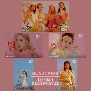 BLACKPINK ''Blackpink's 2020 Welcoming Collection'' İmzalı Kartpostalları