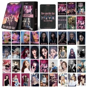 BLACKPINK '' How You Like That '' Çift Yön Baskılı Lomo Card Seti