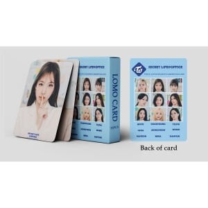 TWICE '' Japan Season's Greetings 2023 '' Çift Yön Baskılı Lomo Card Seti