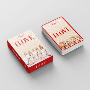 (G)I-DLE  ''  I Love '' Çift Yön Baskılı Lomo Card Seti