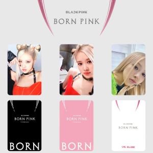 BLACKPINK Rose '' Born Pink '' POB 3 Kart Seti