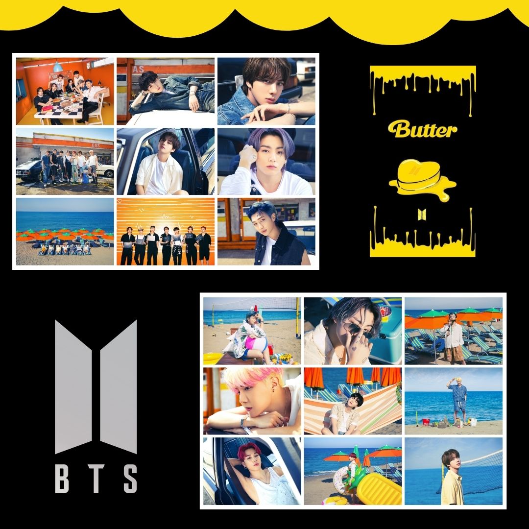 BTS '' Butter Album Concept '' Fotokart Seti 2