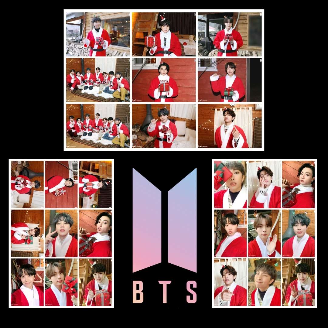 BTS ''2020 Happy Holidays'' Fotokart Seti