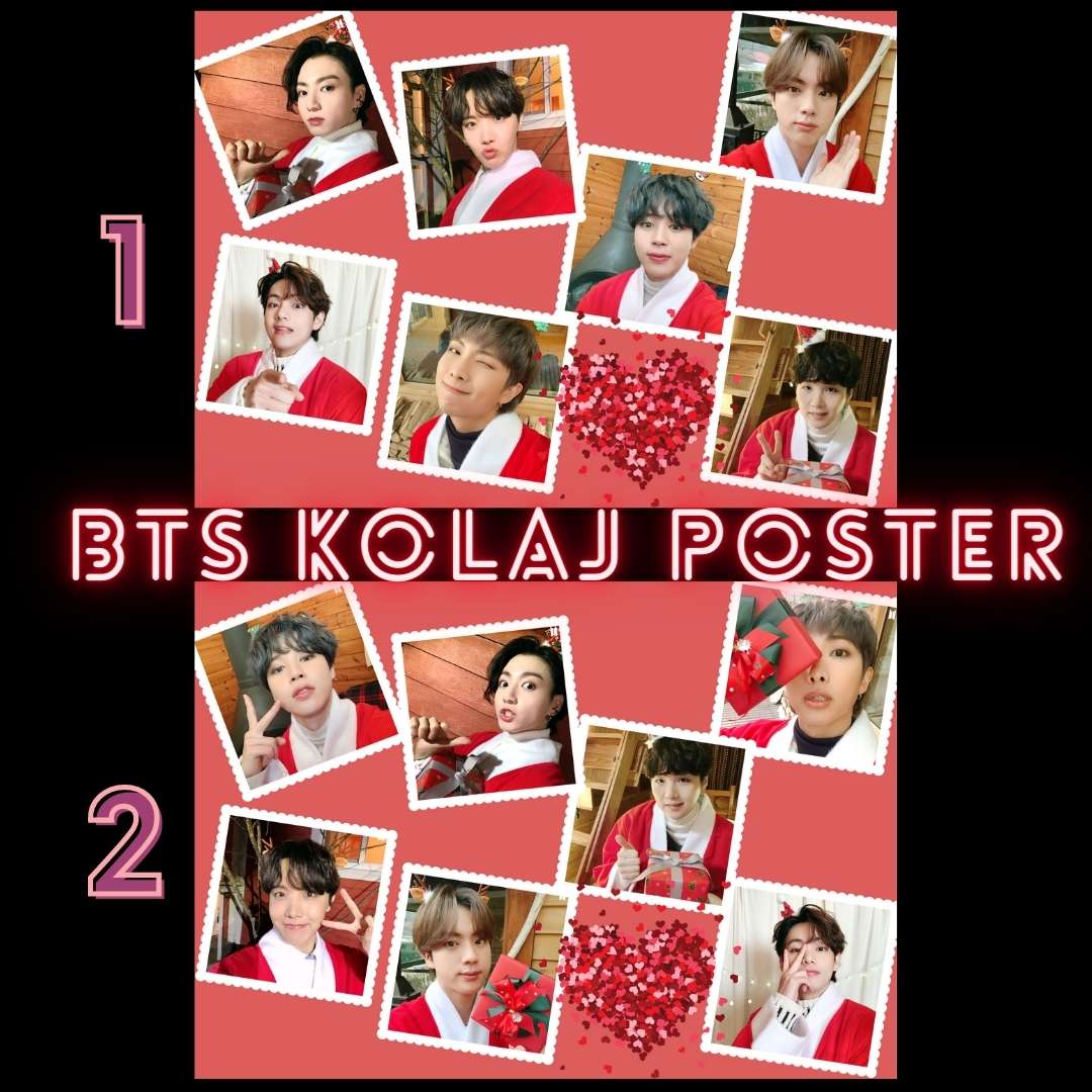 BTS ''2020 Happy Holidays'' Kolaj Posterler