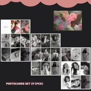 BLACKPINK '' Jennie Solo Photobook '' Fotokart Seti