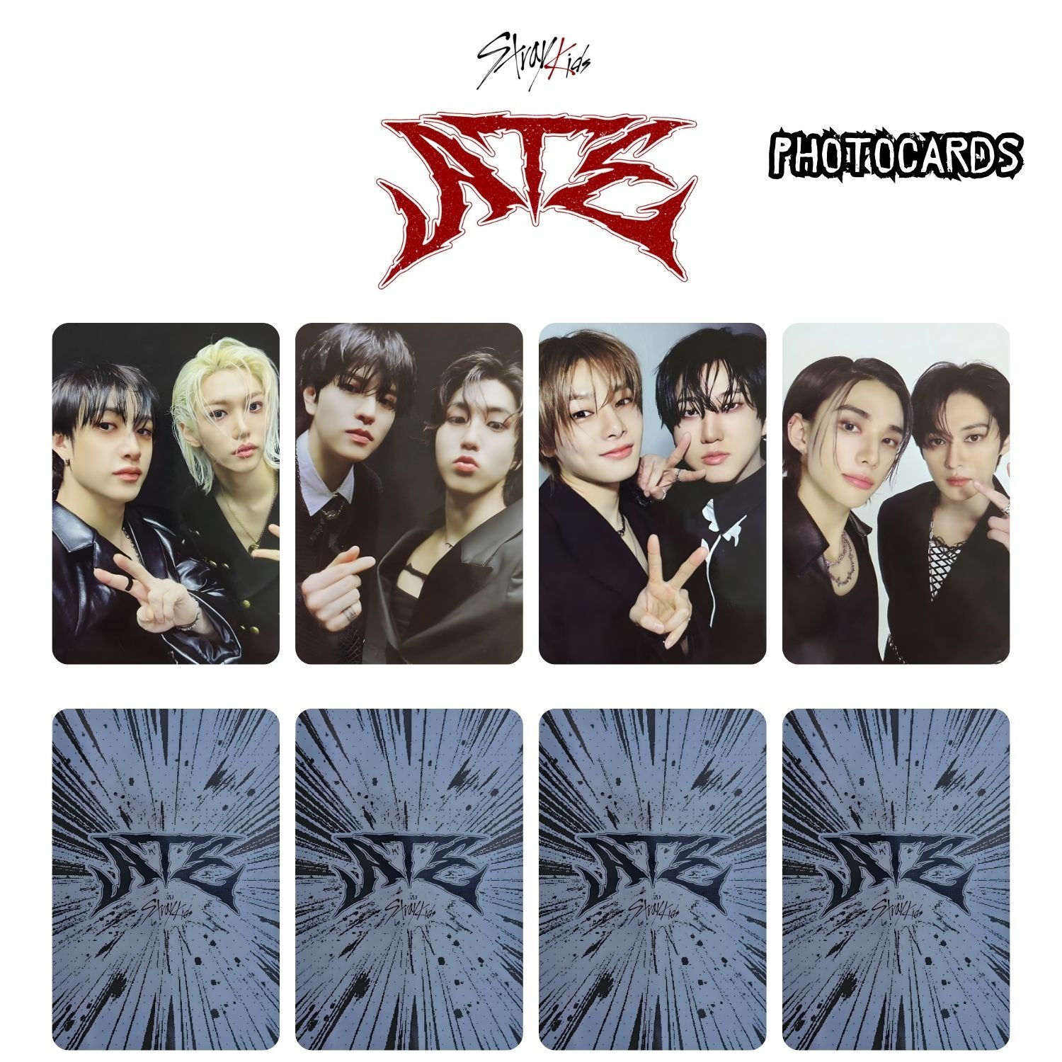 STRAY KIDS '' ATE '' Photocards Set - Unit 1