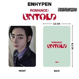 ENHYPEN Sunghoon '' ROMANCE : Untold '' Photocards Set