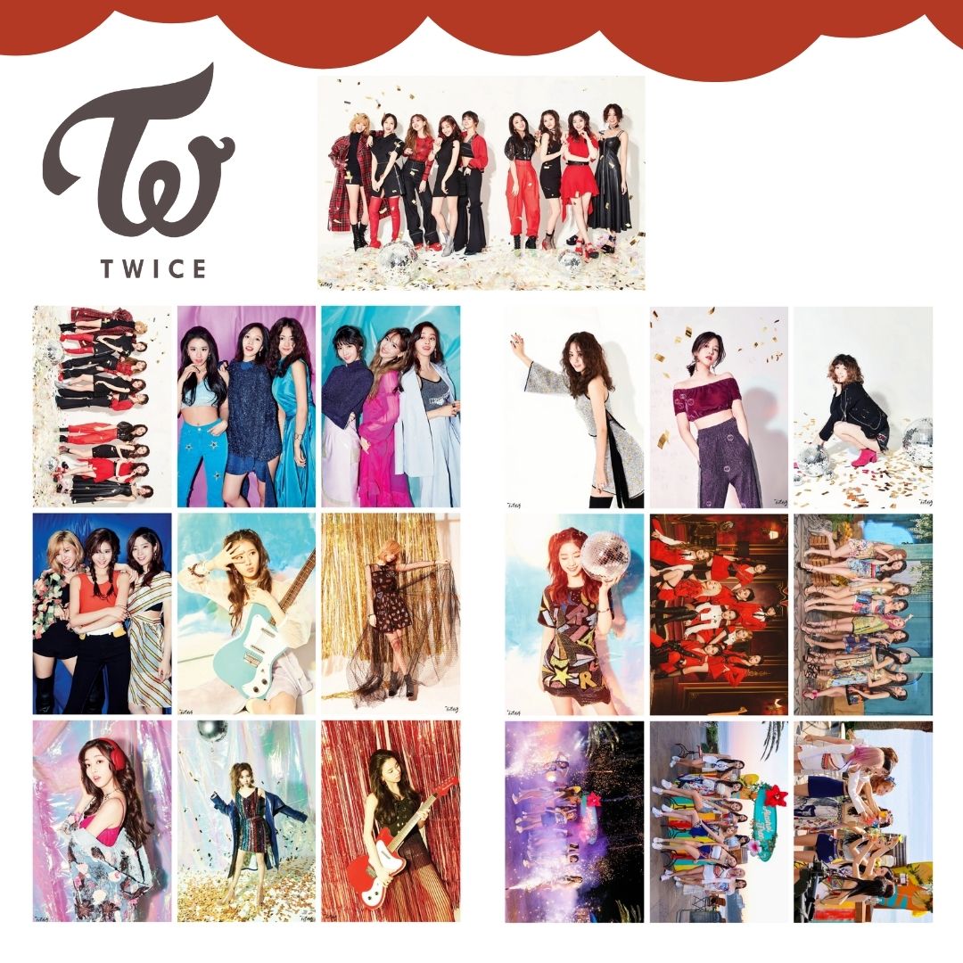 TWICE '' Magazine 2021 '' Fotokart Seti