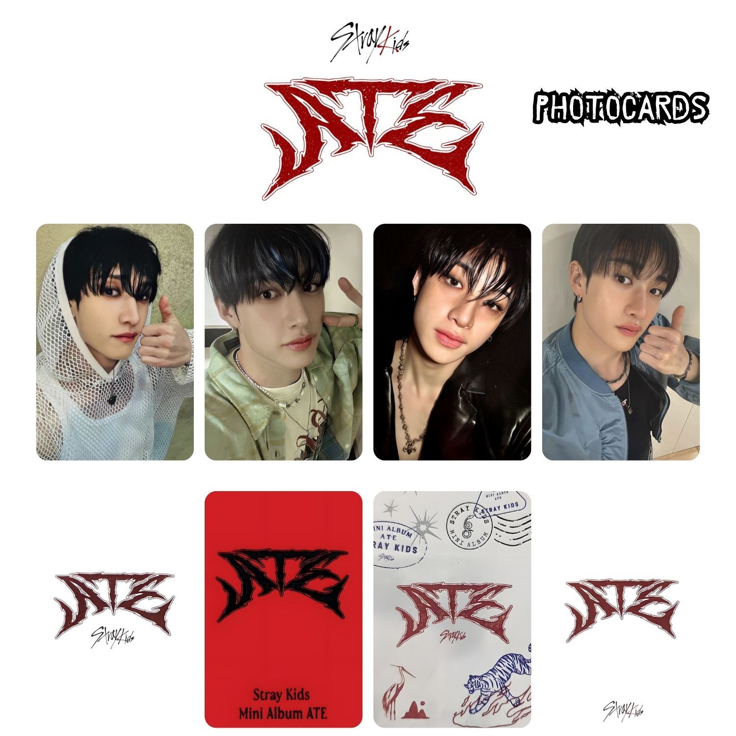 STRAY KIDS Bangchan '' ATE '' Photocards Set