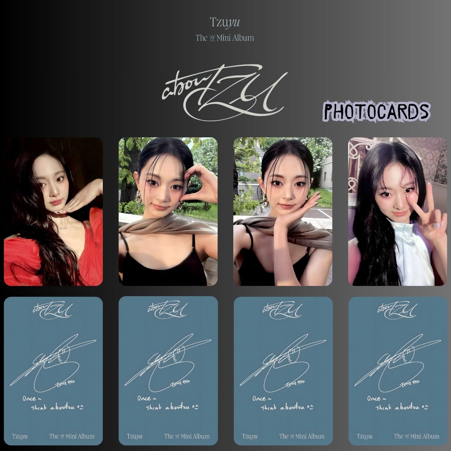 TWICE TZUYU '' abouTZU '' Photocards Set 2