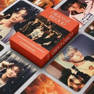 ENHYPEN  '' Orange Blood '' Çift Yön Baskılı Lomo Card Seti