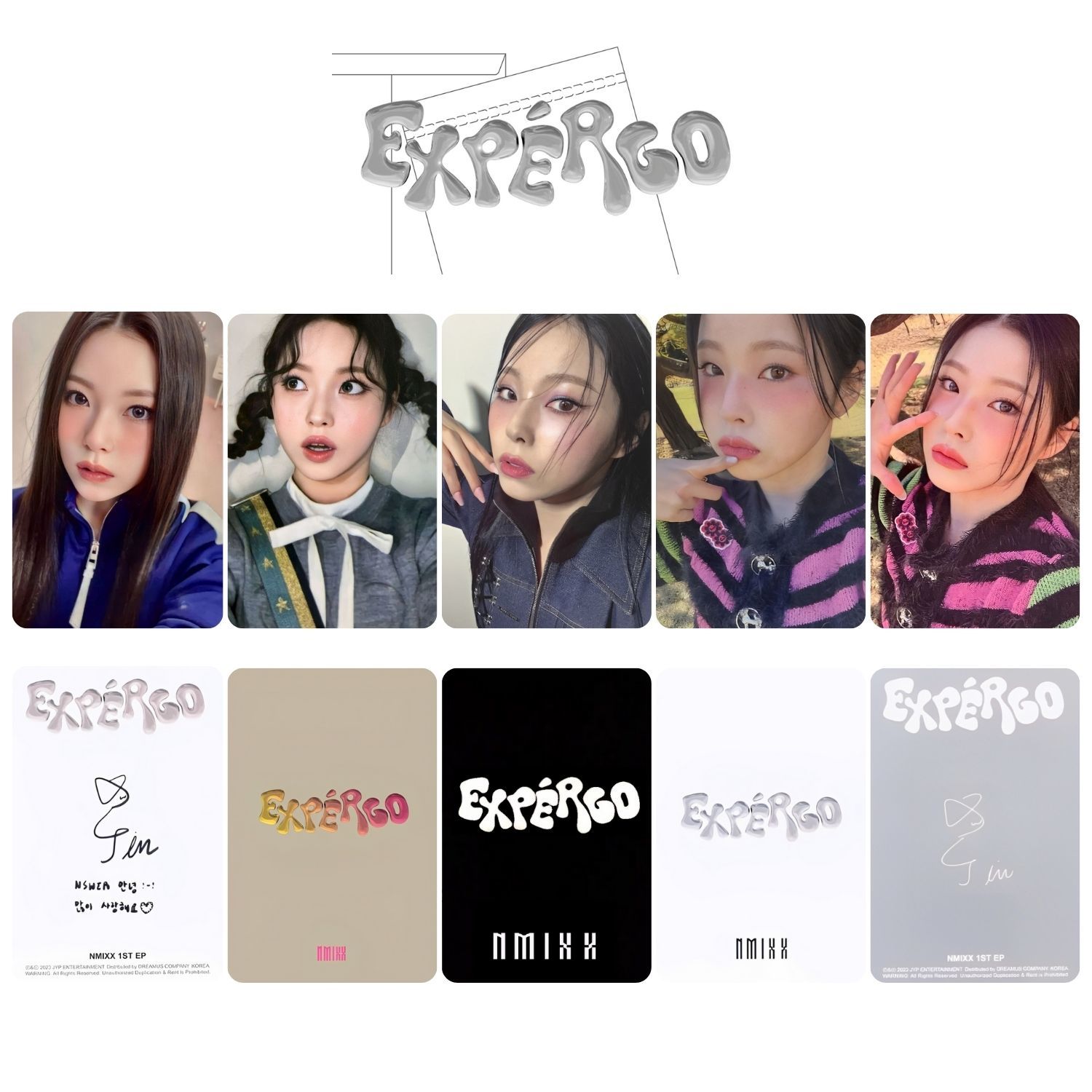 NMIXX Kyujin '' Expergo '' POB PC Set