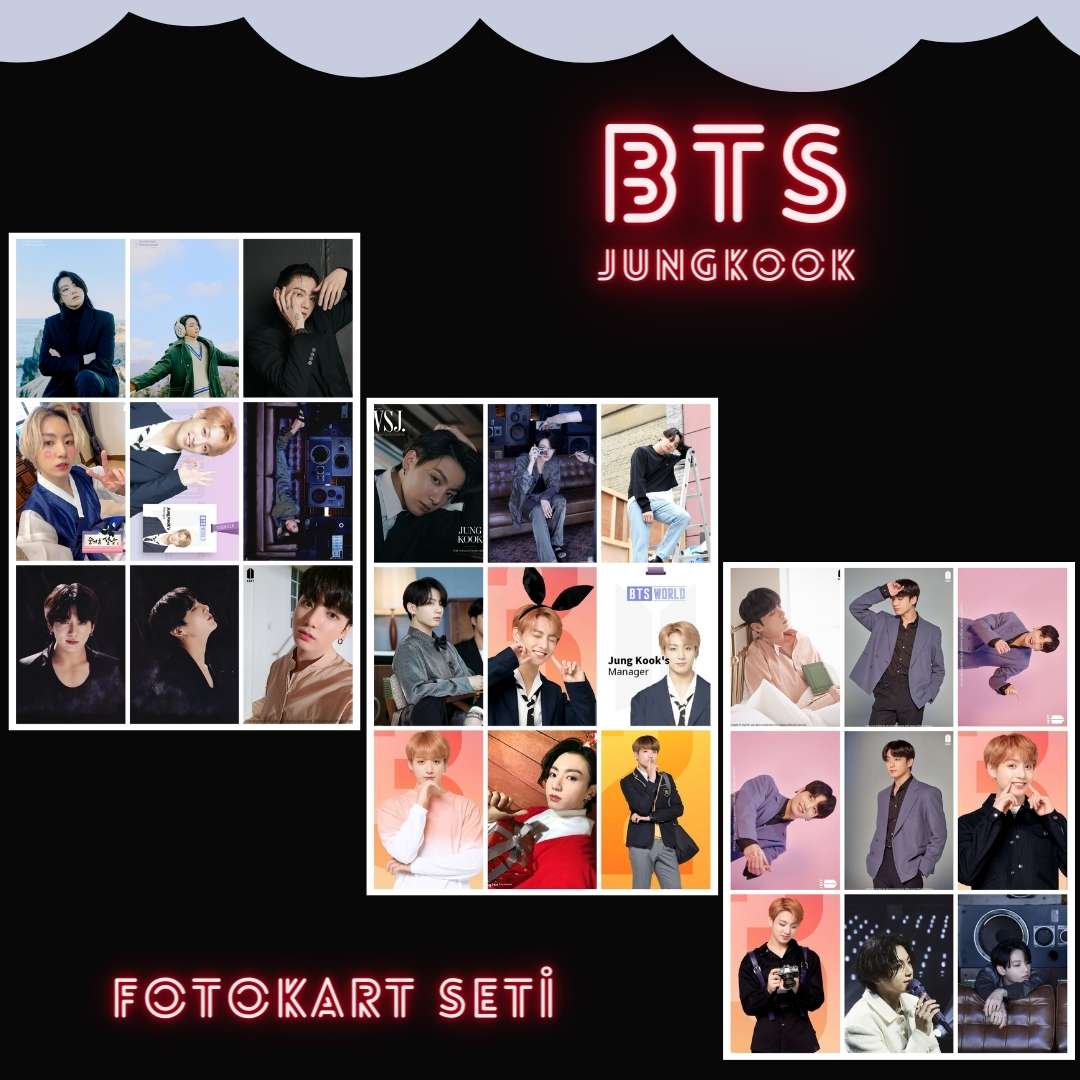 BTS ''Jungkook'' Fotokart Seti