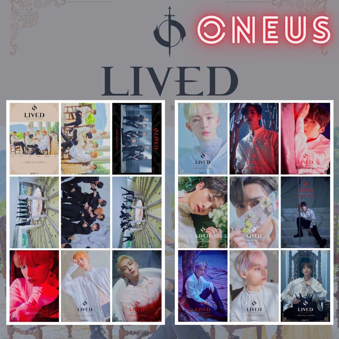 ONEUS ''Lived'' Fotokart Seti