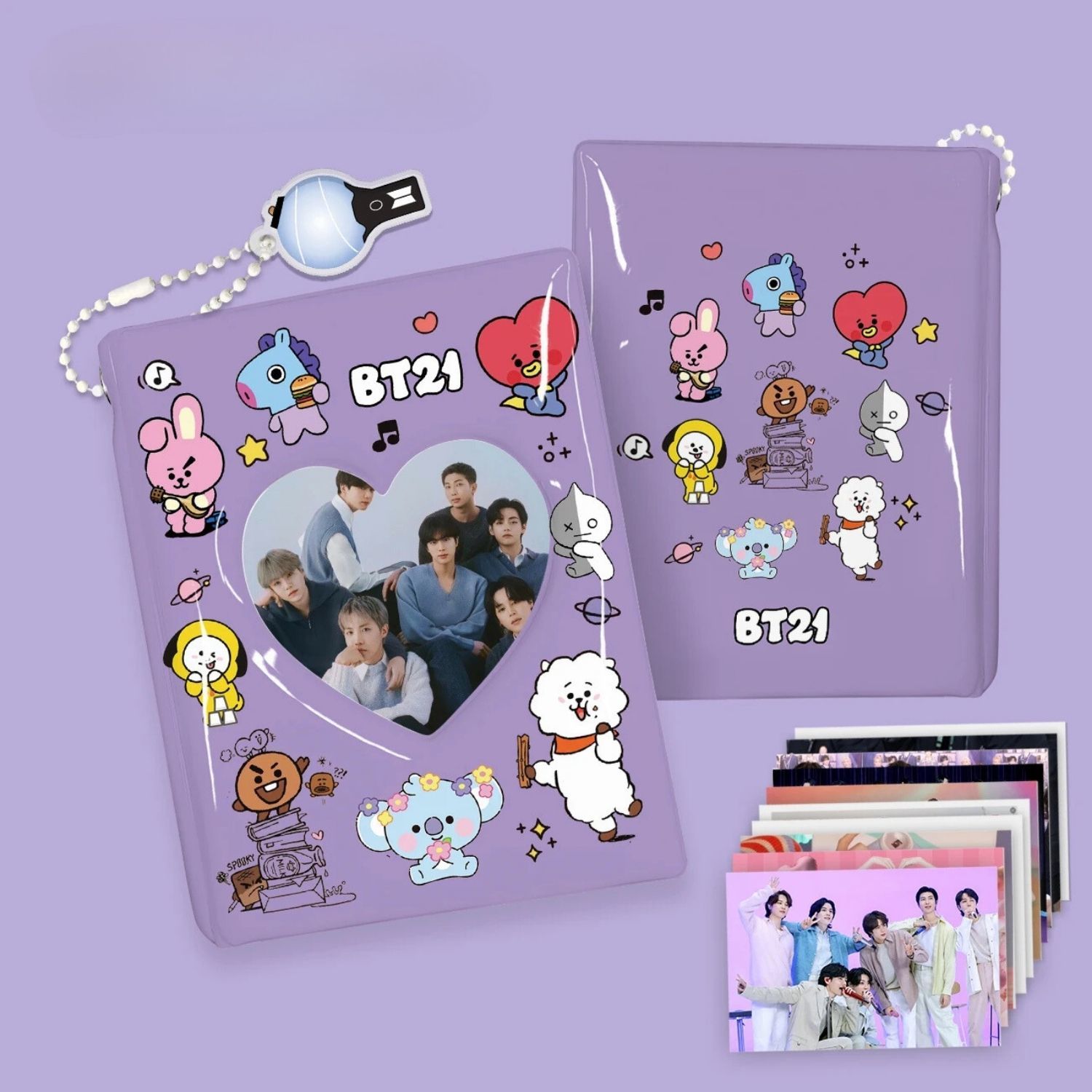 BTS '' BT21 '' Mini Album Binder