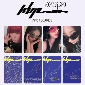 AESPA '' Whiplash '' Speed Ver. Photocards Set