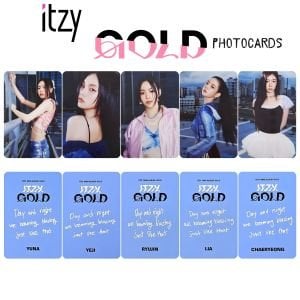 ITZY '' Gold '' Nemo Blue Ver. Photocards Set