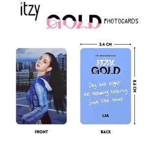 ITZY '' Gold '' Nemo Blue Ver. Photocards Set