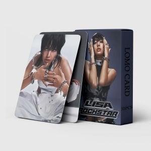 BLACKPINK Lisa '' Rock Star '' Çift Yön Baskılı Lomo Card Seti