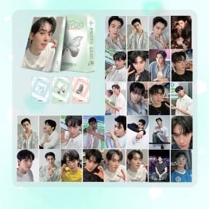 Cha Eun-woo Çift Yön Baskılı Hologramlı / Lomo Card Seti