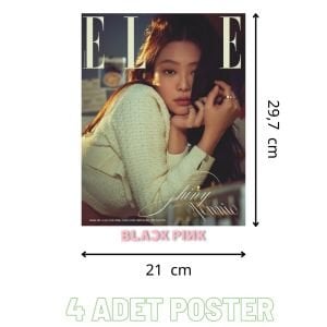 BLACKPINK Jennie  '' ELLE '' Poster Set