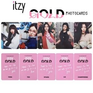 ITZY '' Gold '' Nemo Pink Ver. Photocards Set