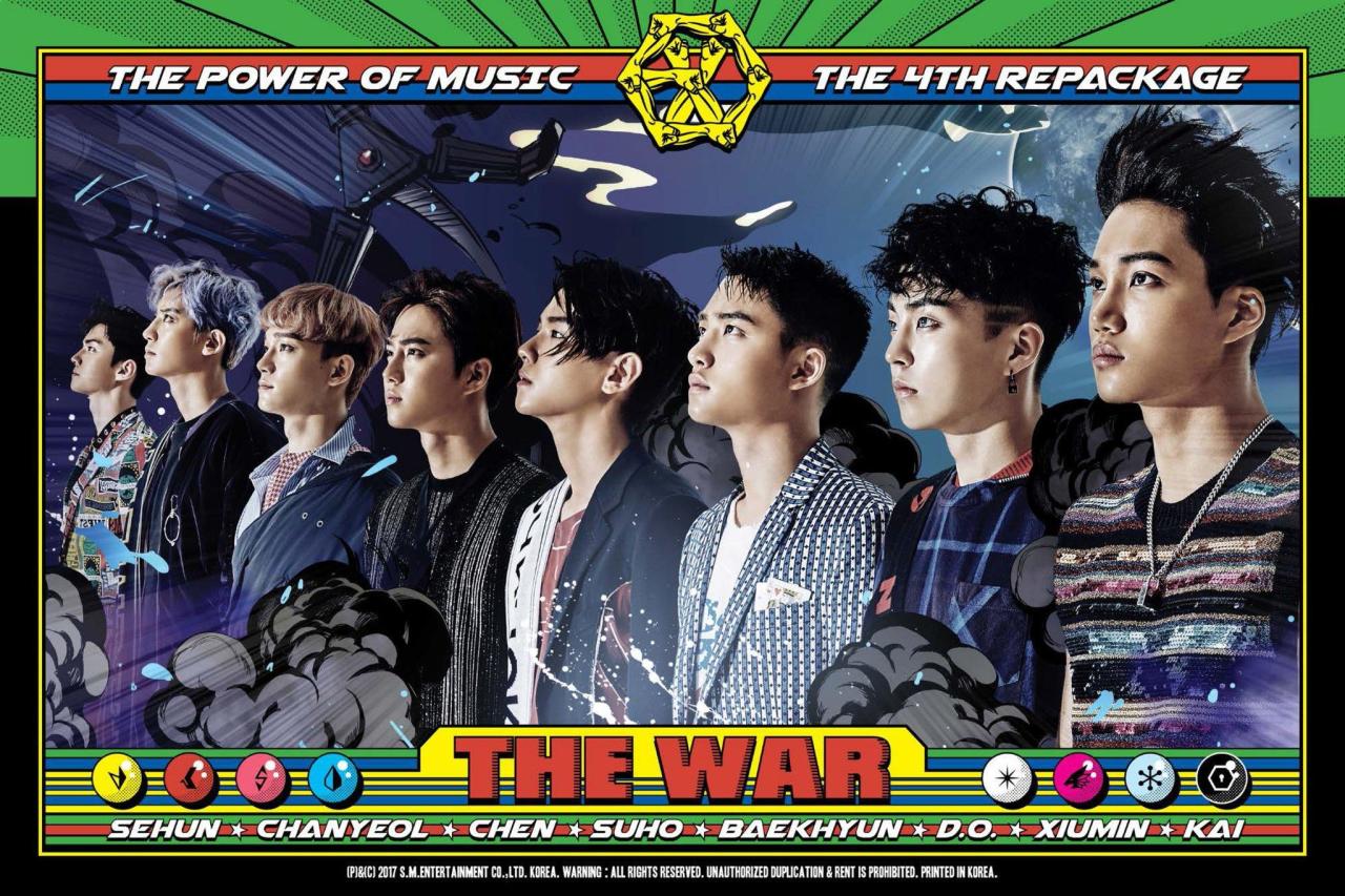 EXO THE WAR : POWER KART POSTALLARI