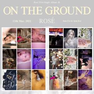 BLACKPINK Rosé '' On The Ground '' Fotokart Seti