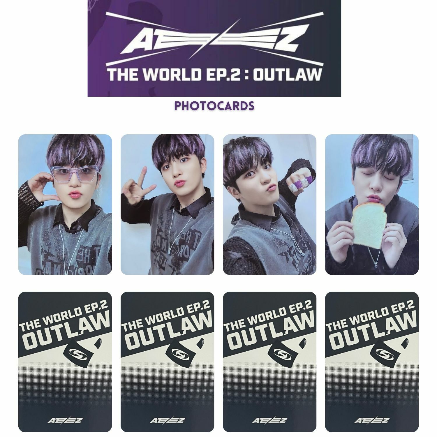 ATEEZ Jongho '' The World Ep 2 : OUTLAW '' PC Set