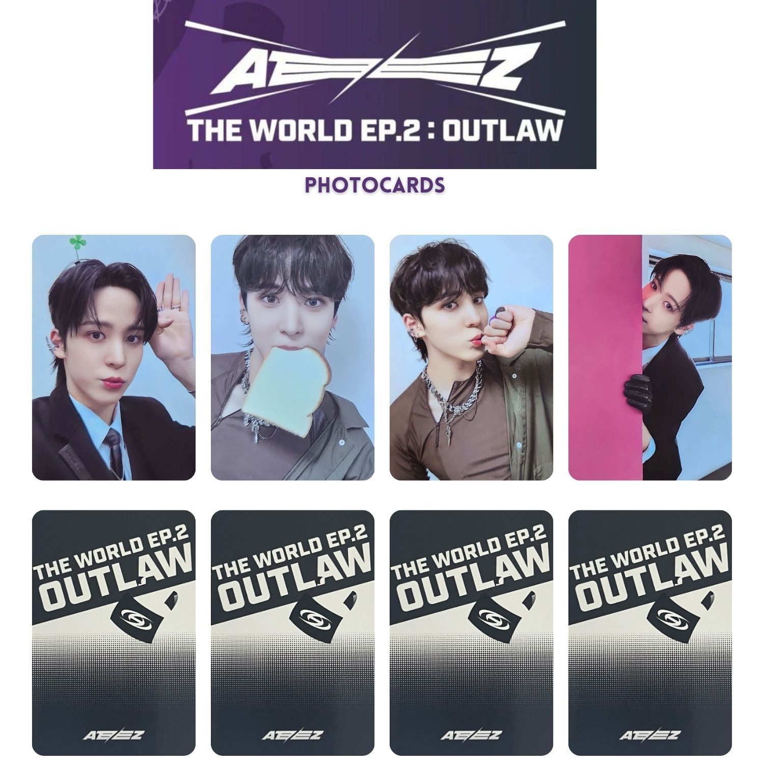 ATEEZ Yunho '' The World Ep 2 : OUTLAW '' PC Set