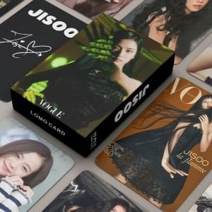 BLACKPINK  '' Jisoo '' Çift Yön Baskılı Lomo Card Seti