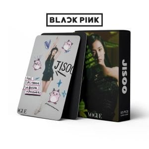 BLACKPINK  '' Jisoo '' Çift Yön Baskılı Lomo Card Seti