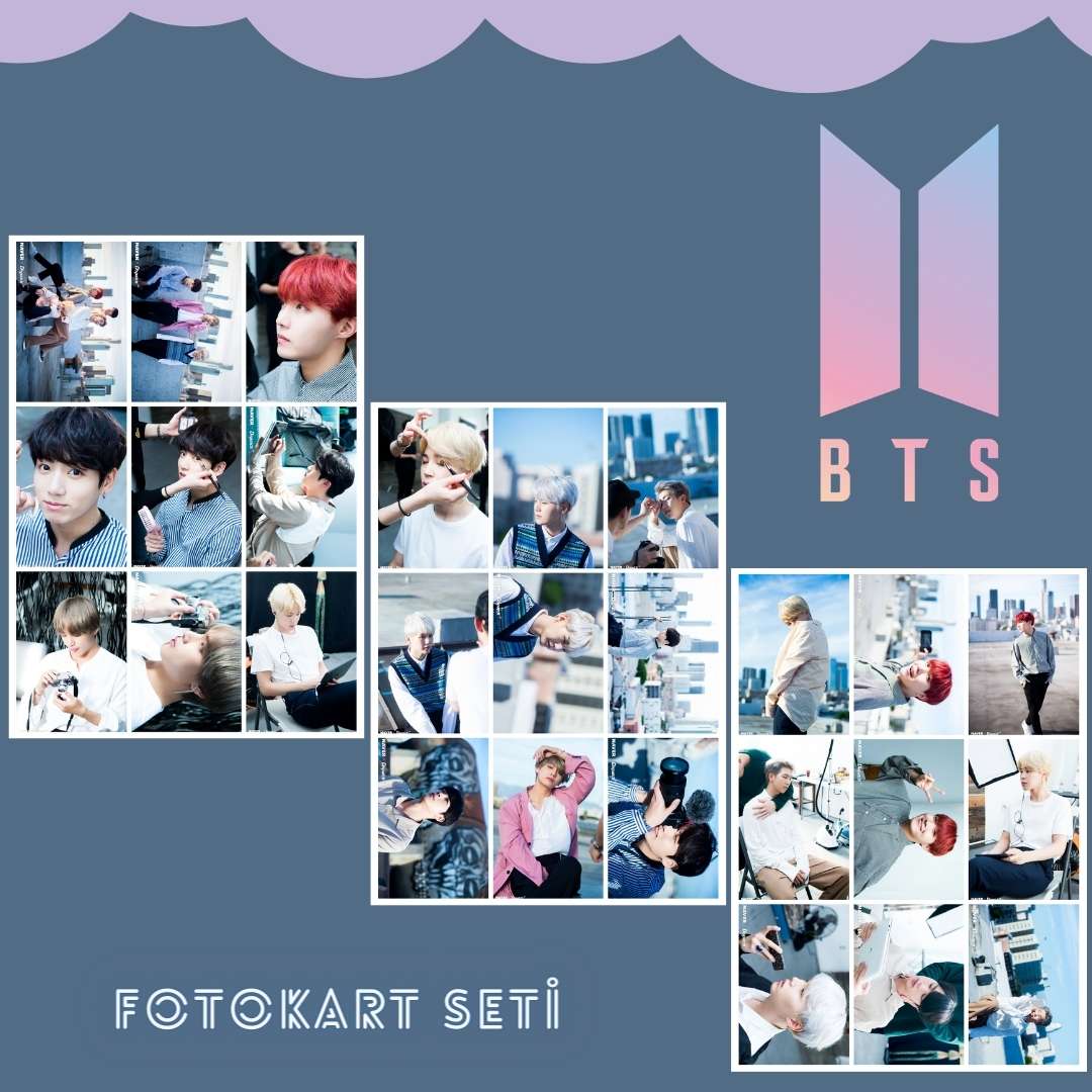 BTS '' Magazine '' Fotokart Seti