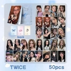 TWICE Çift Yön Baskılı Hologramlı / Lomo Card Seti