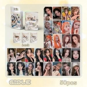 (G)I-DLE Çift Yön Baskılı Hologramlı / Lomo Card Seti